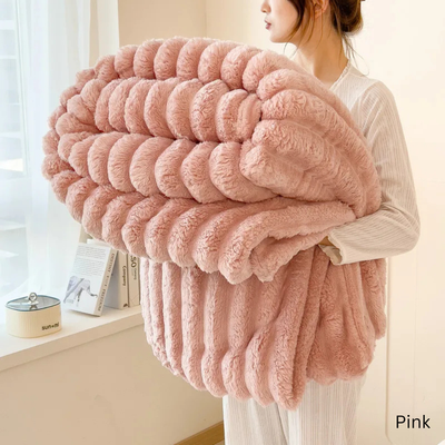 Feather & Form™ Wide Striped Blanket