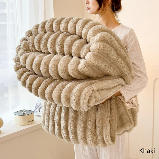 Feather & Form™ Wide Striped Blanket