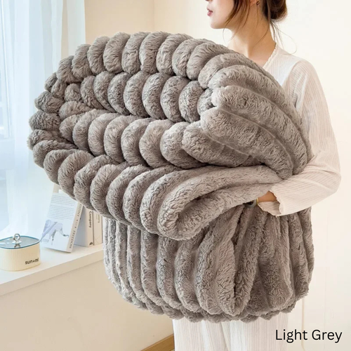 Feather & Form™ Wide Striped Blanket