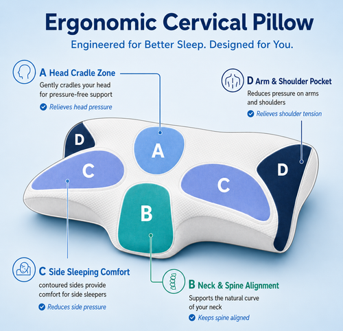 Feather & Form™ Cervical Neck Pillow