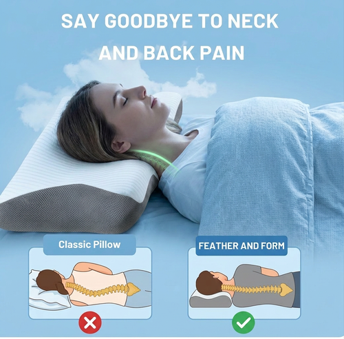 Feather & Form™ Cervical Neck Pillow